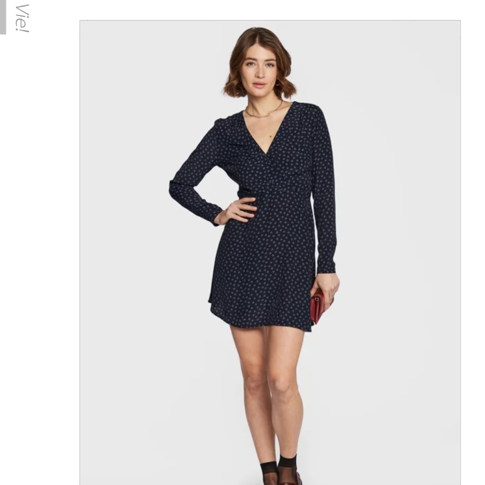 Pepe Jeans Liuva Long Sleeve Dress Blue